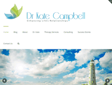 Tablet Screenshot of drkatecampbell.com